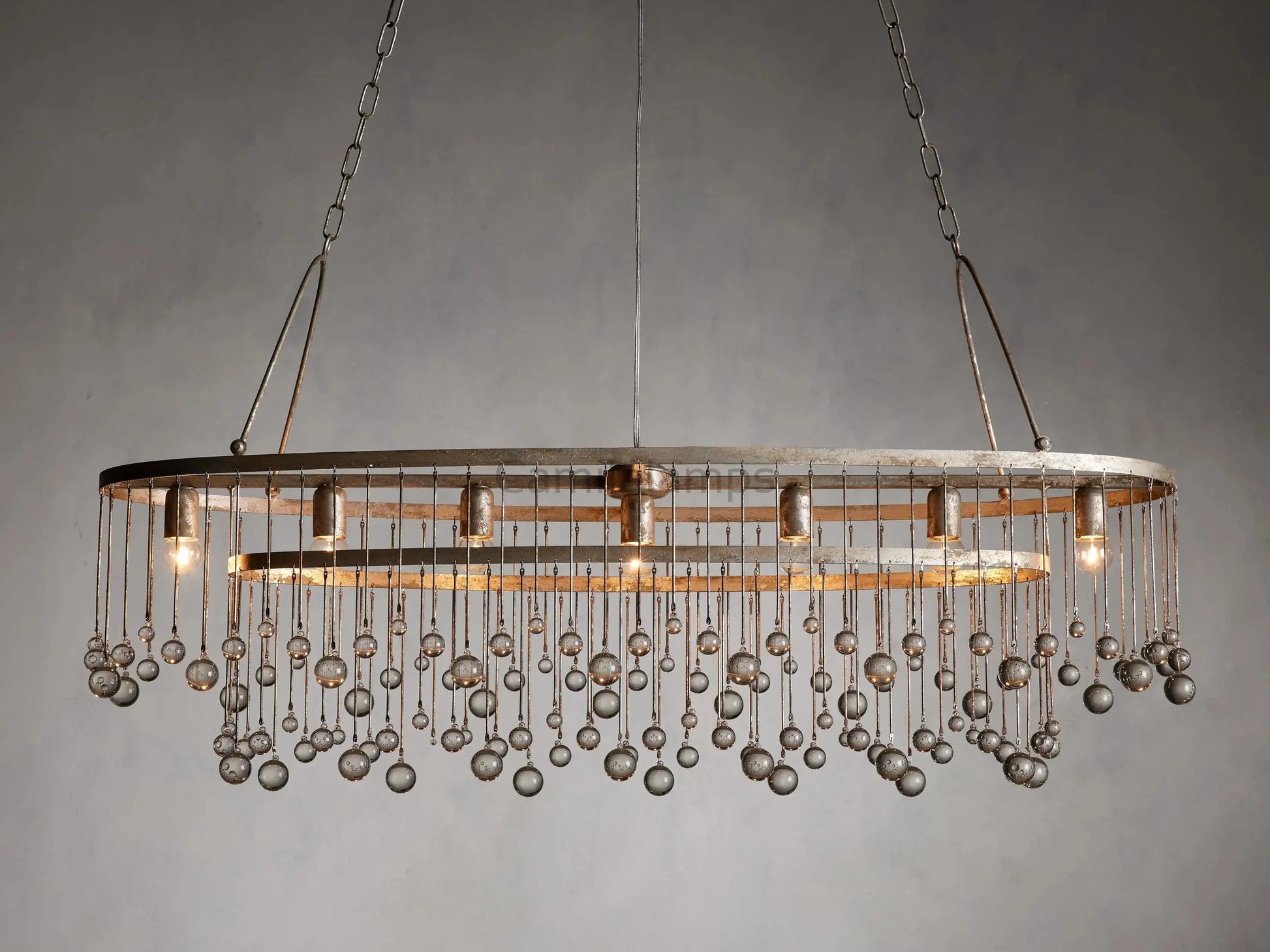 Aubrey 7 Light Oval Chandelier - Camilalamps - Ca-1636H423