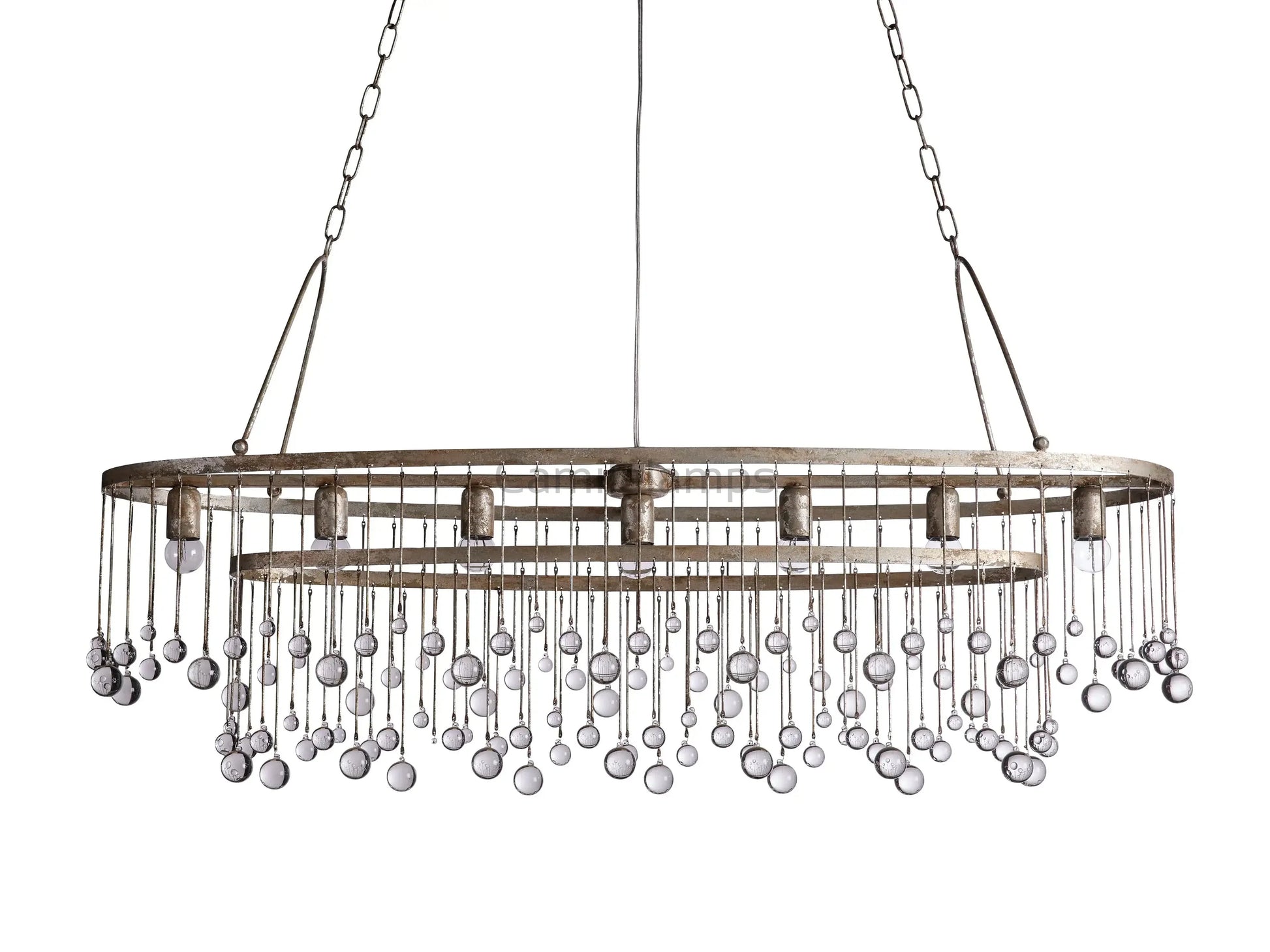 Aubrey 7 Light Oval Chandelier - Camilalamps - Ca-1636H423