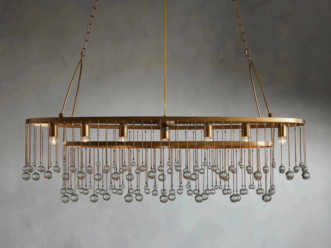 Aubrey 7 Light Oval Chandelier - Camilalamps - CA - 636H422