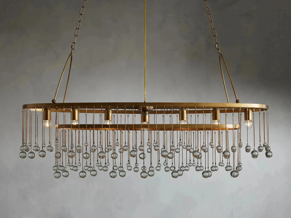 Aubrey 7 Light Oval Chandelier - Camilalamps - Ca-1636H422