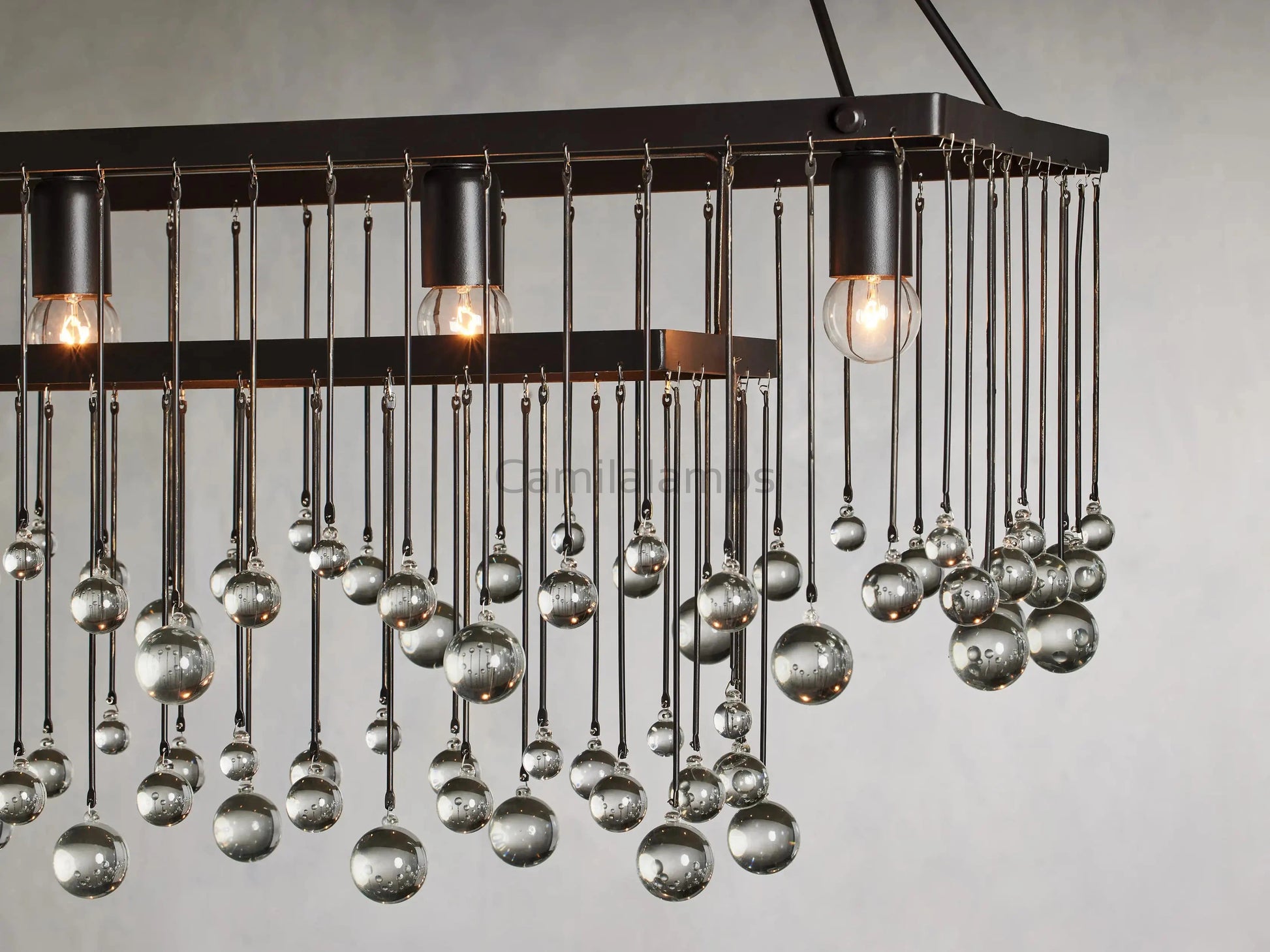 Aubrey Rectangular Chandelier 47''60'' - Camilalamps - CA - 636H402
