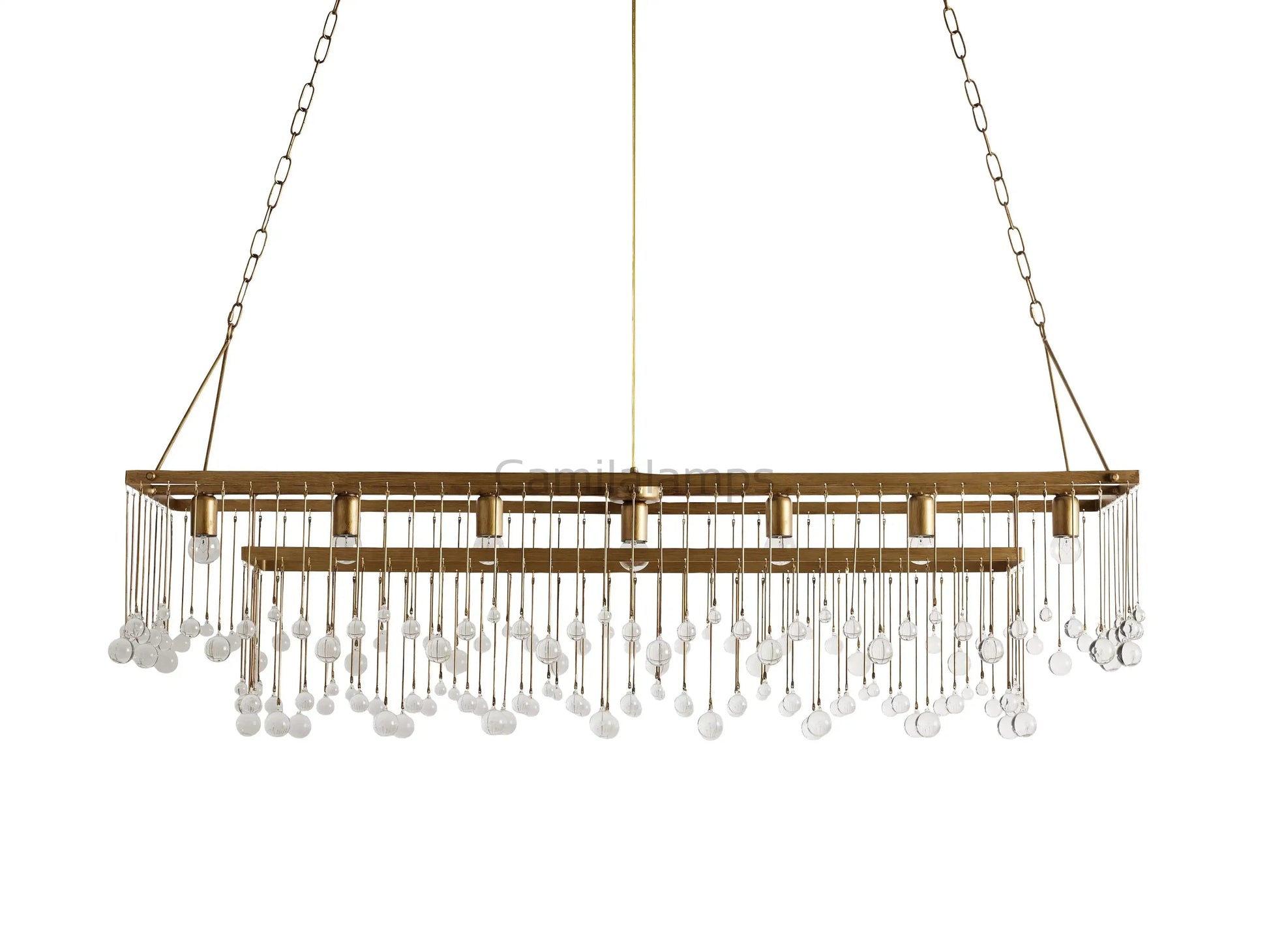 Aubrey Rectangular Chandelier 47''60'' - Camilalamps - Ca-1636H402
