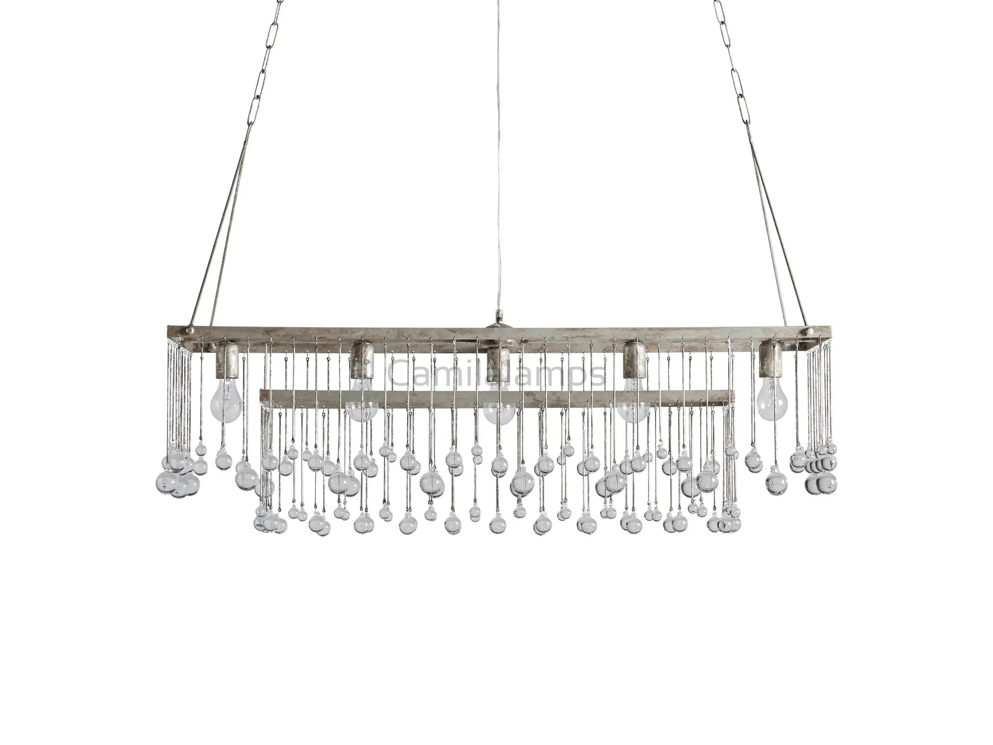 Aubrey Rectangular Chandelier 47''60'' - Camilalamps - Ca-1636H402