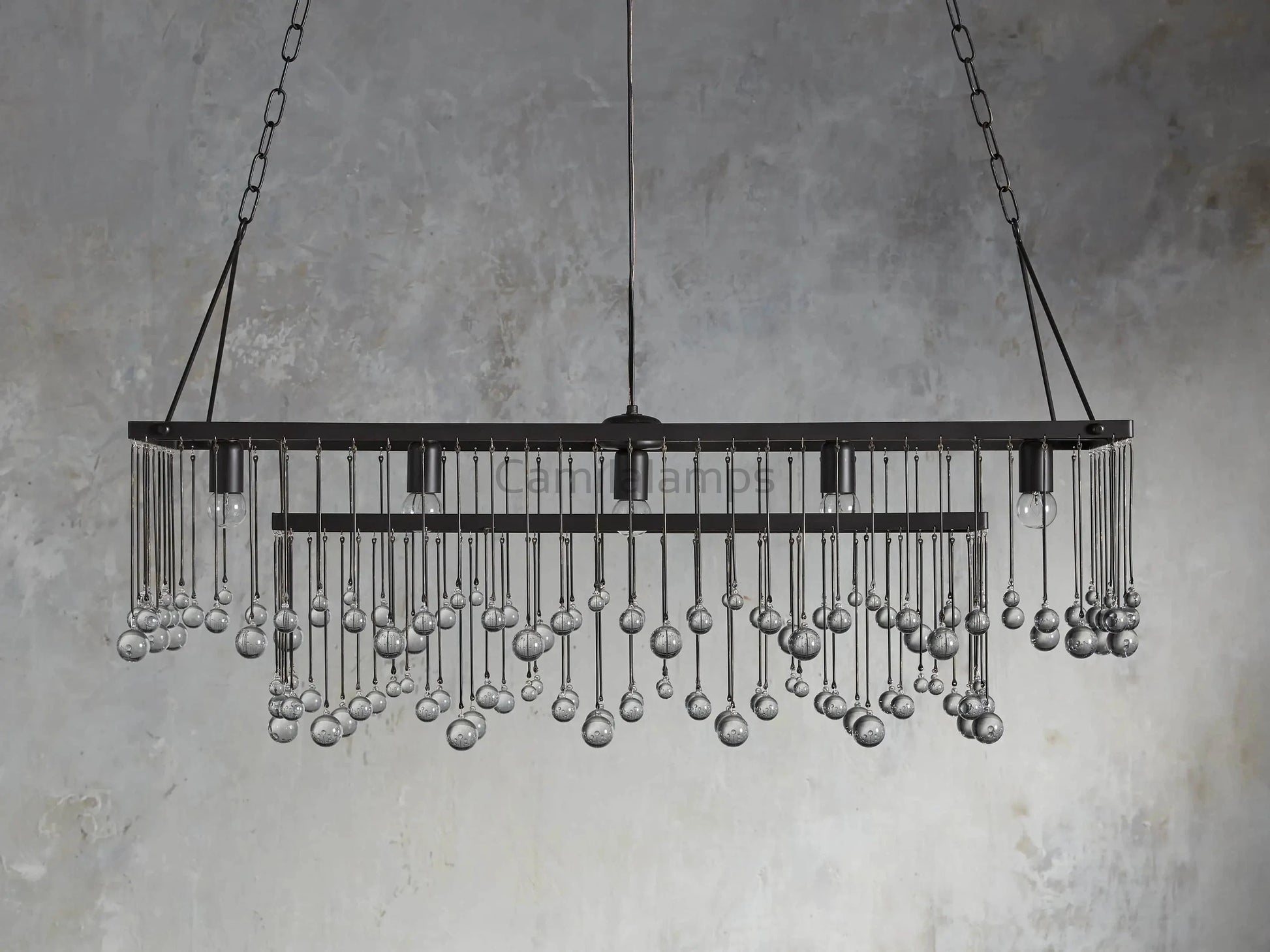 Aubrey Rectangular Chandelier 47''60'' - Camilalamps - Ca-1636H205