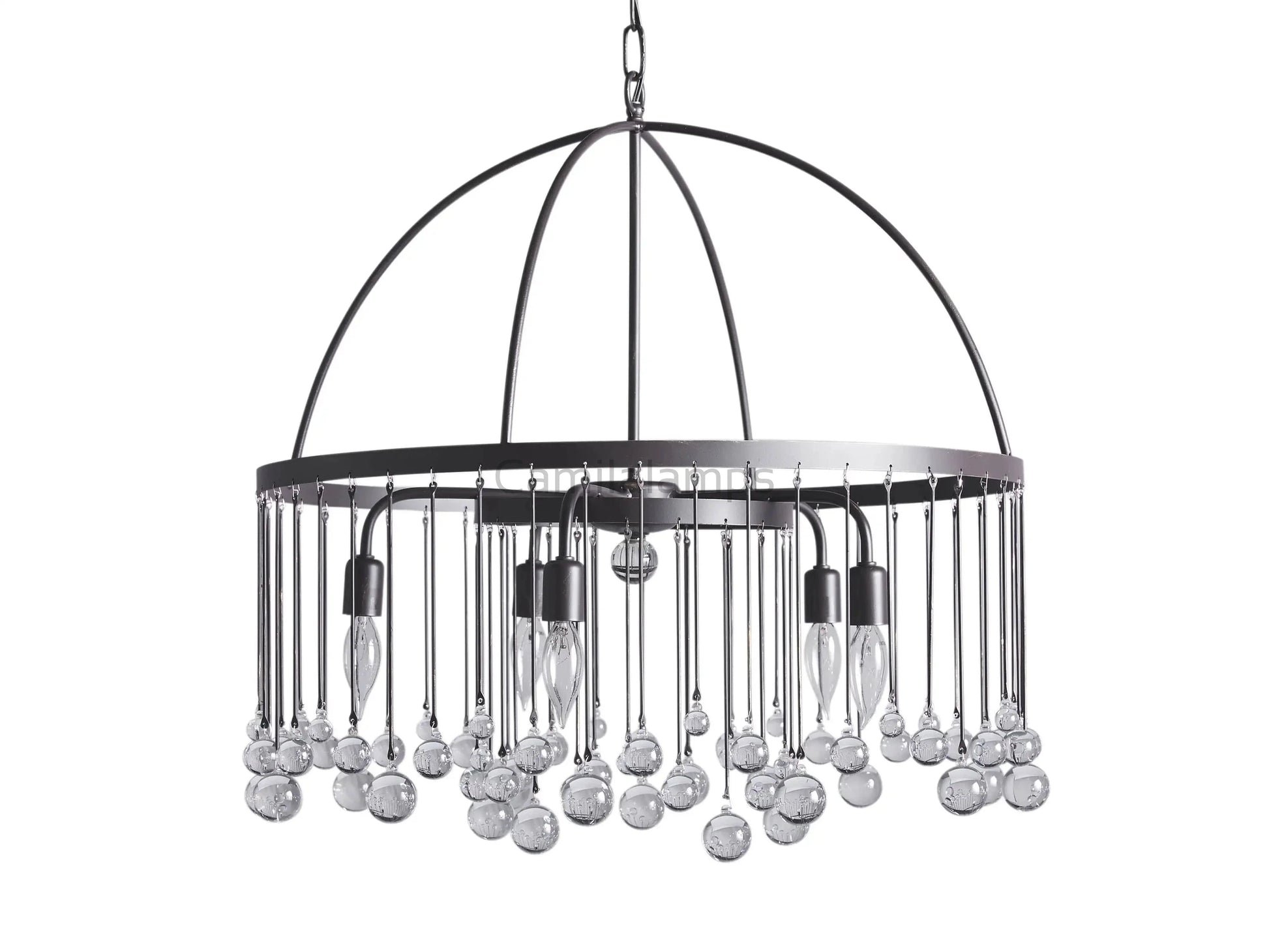 Aubrey Round Chandelier 5 Light/ 8 Light - Camilalamps - Ca-1636H203