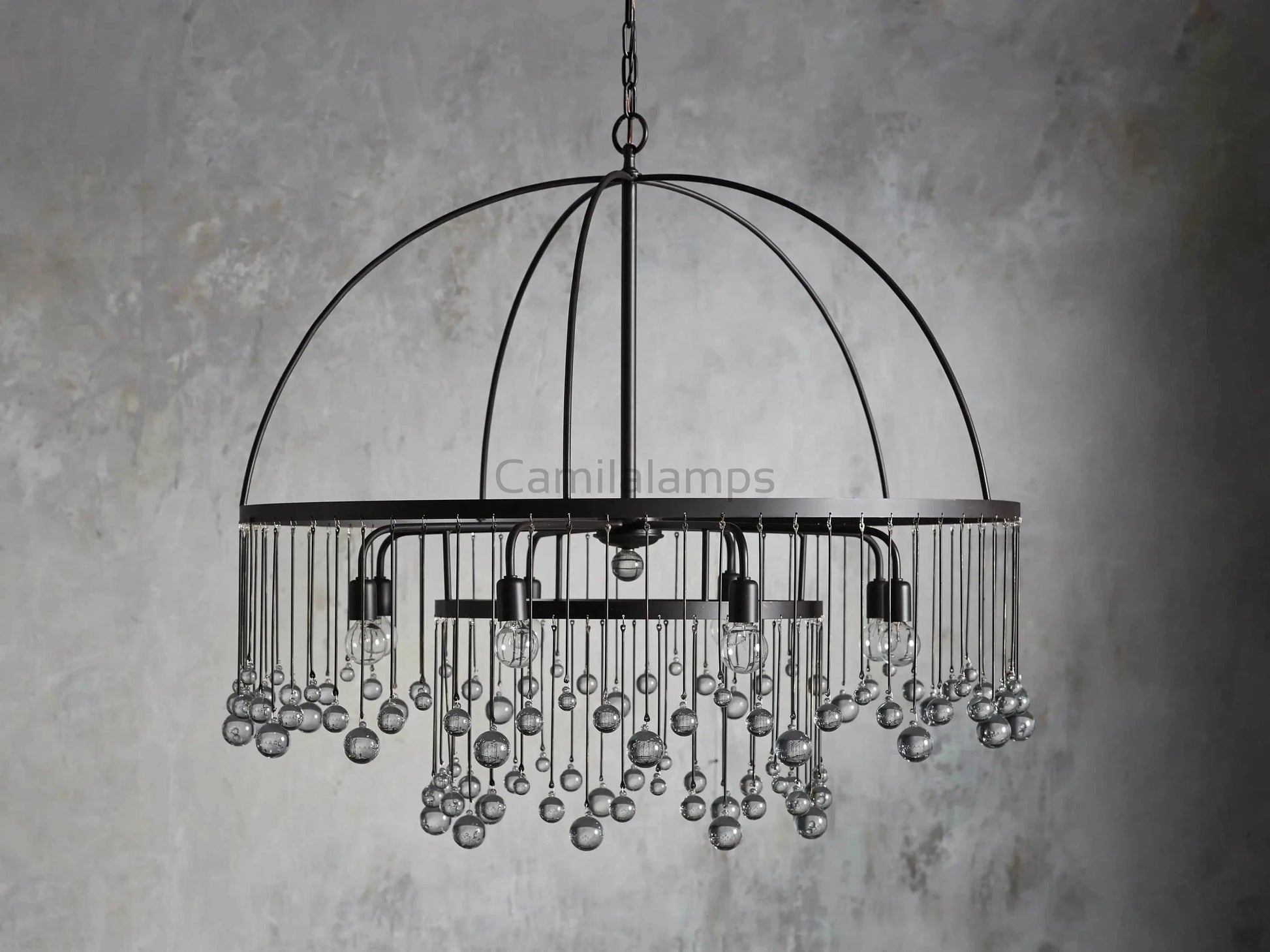 Aubrey Round Chandelier 5 Light/ 8 Light - Camilalamps - Ca-1636H204