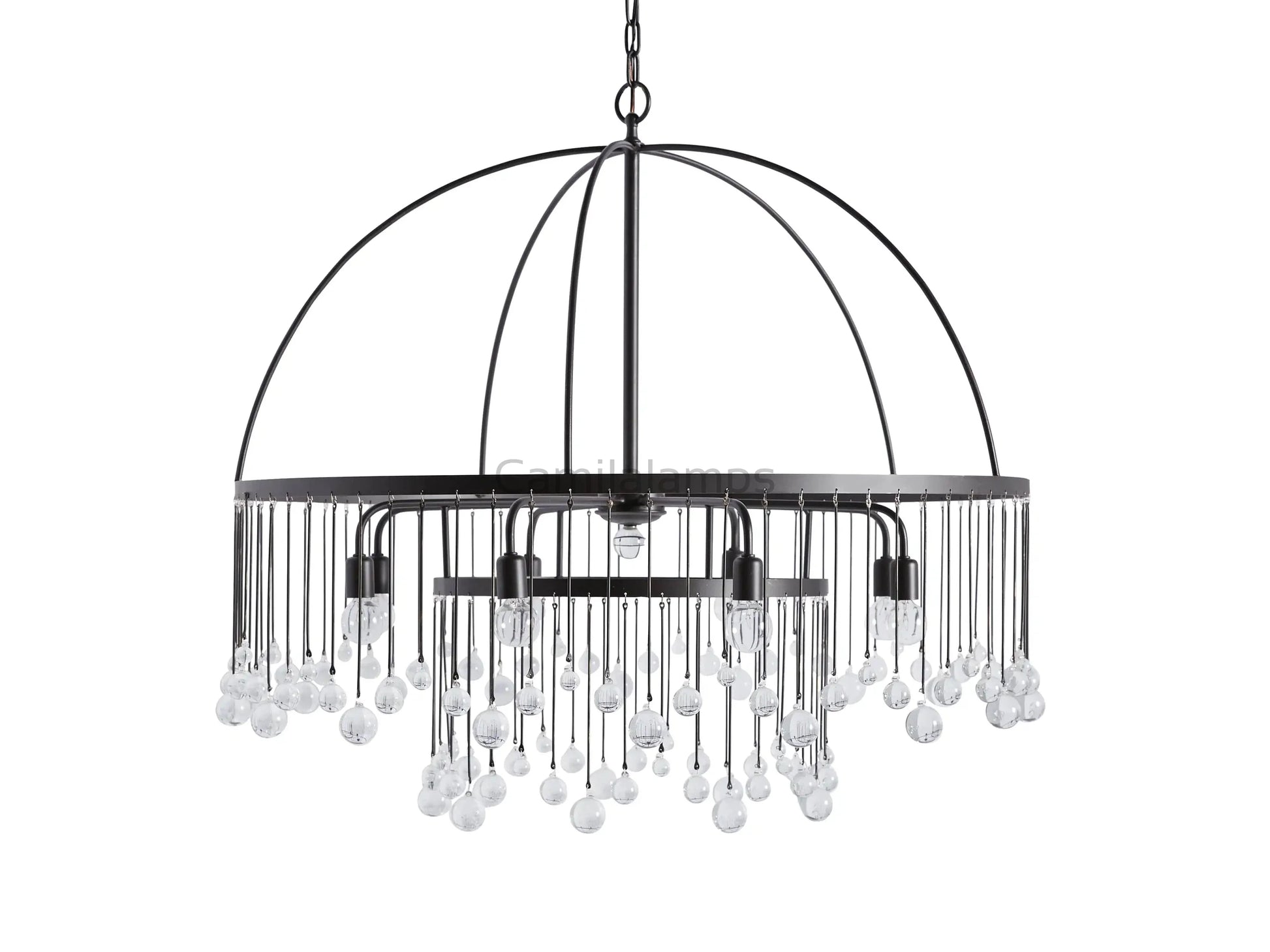 Aubrey Round Chandelier 5 Light/ 8 Light - Camilalamps - Ca-1636H204