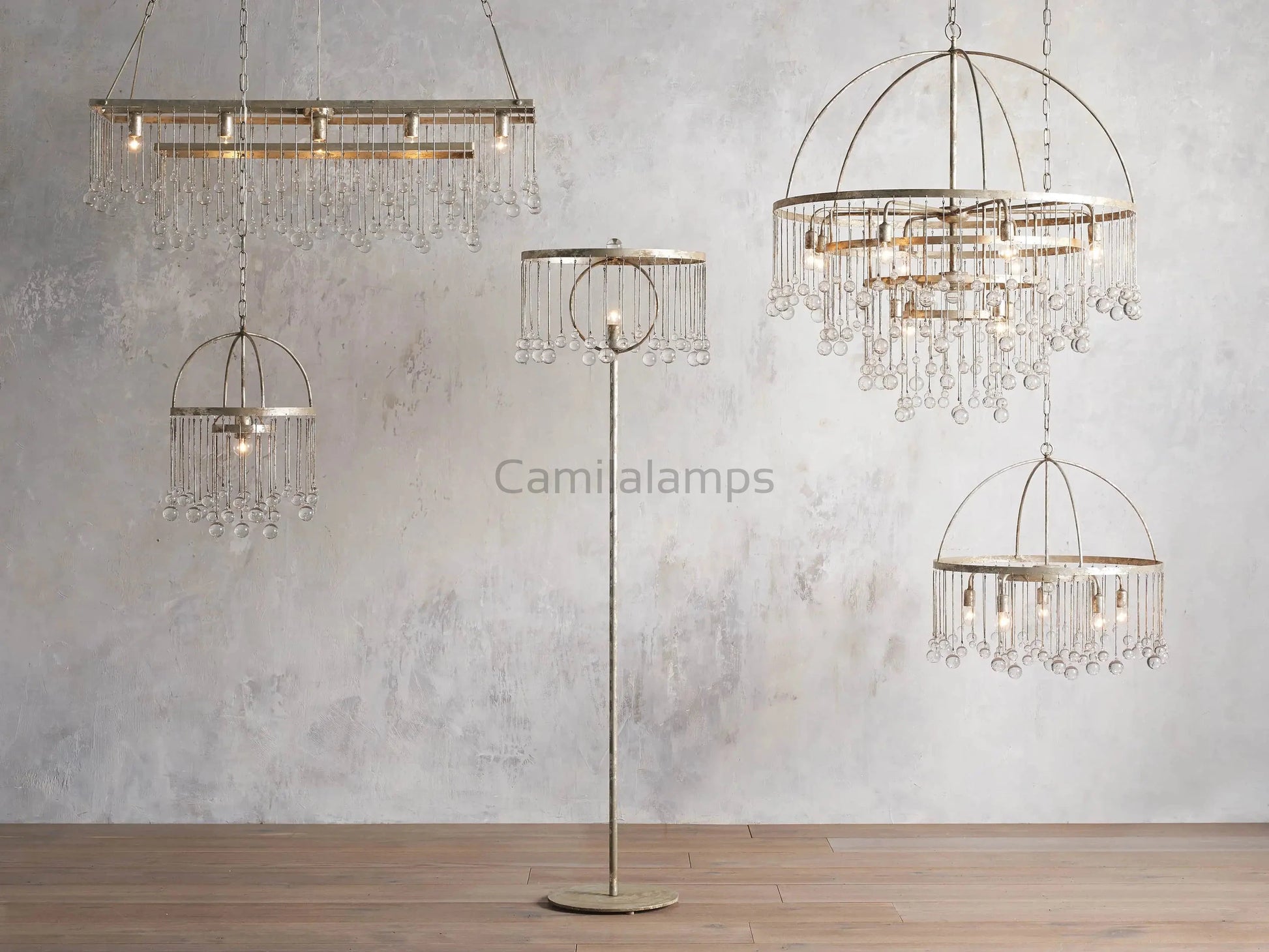 Aubrey Round Chandelier 5 Light/ 8 Light - Camilalamps - Ca-1636H0