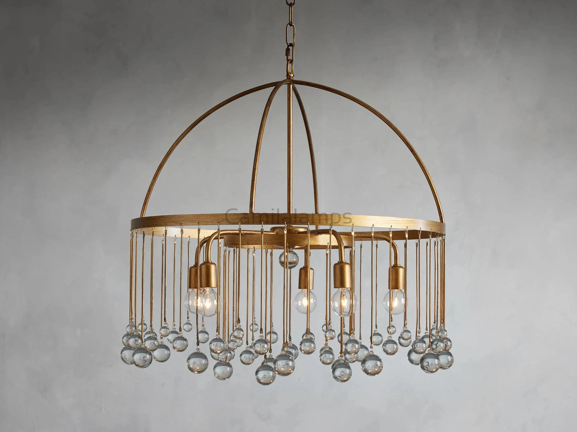 Aubrey Round Chandelier 5 Light/ 8 Light - Camilalamps - Ca-1636H580