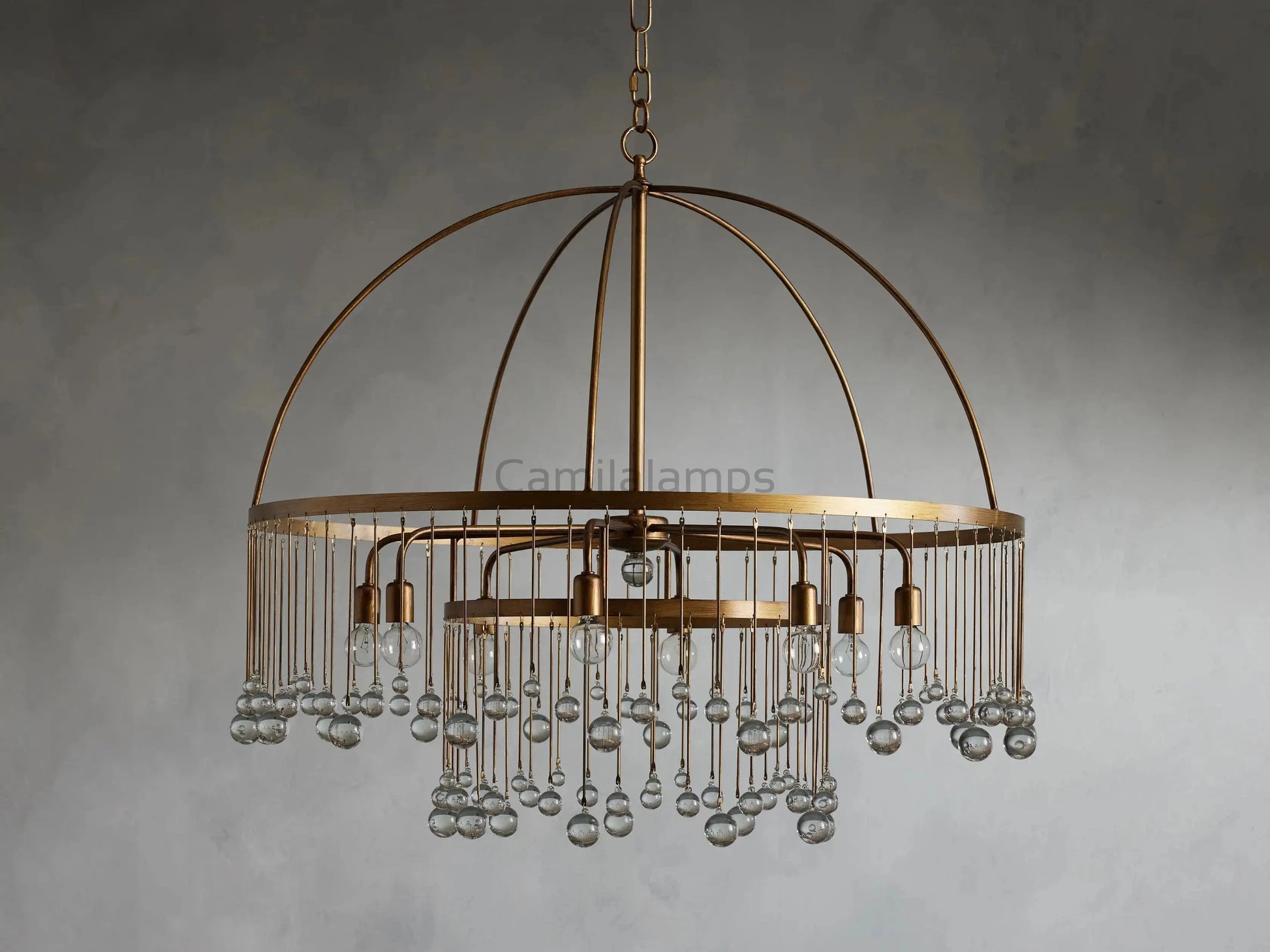 Aubrey Round Chandelier 5 Light/ 8 Light - Camilalamps - Ca-1636H584