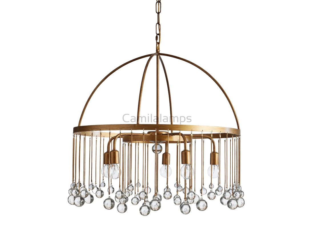 Aubrey Round Chandelier 5 Light/ 8 Light - Camilalamps - CA - 636H0