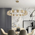 Audrey Modern Round Crystal Chandelier - Camilalamps - ILM0392