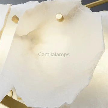 August Mordern Marble Linear Chandelier( Chains Version) - Camilalamps - AGUU - 1
