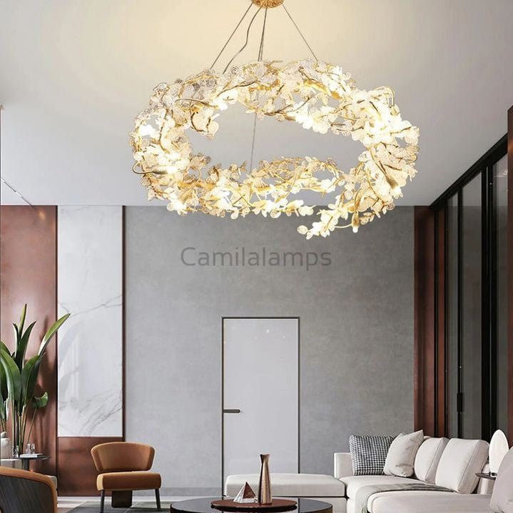 Aurea Modern Chandelier - Camilalamps - Ca-1BU2024-1C1846