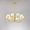 Aurelian Alabaster Globe Chandelier with 6/8/10/12 heads - Camilalamps - aurel-11760-110 He-1Brass-13