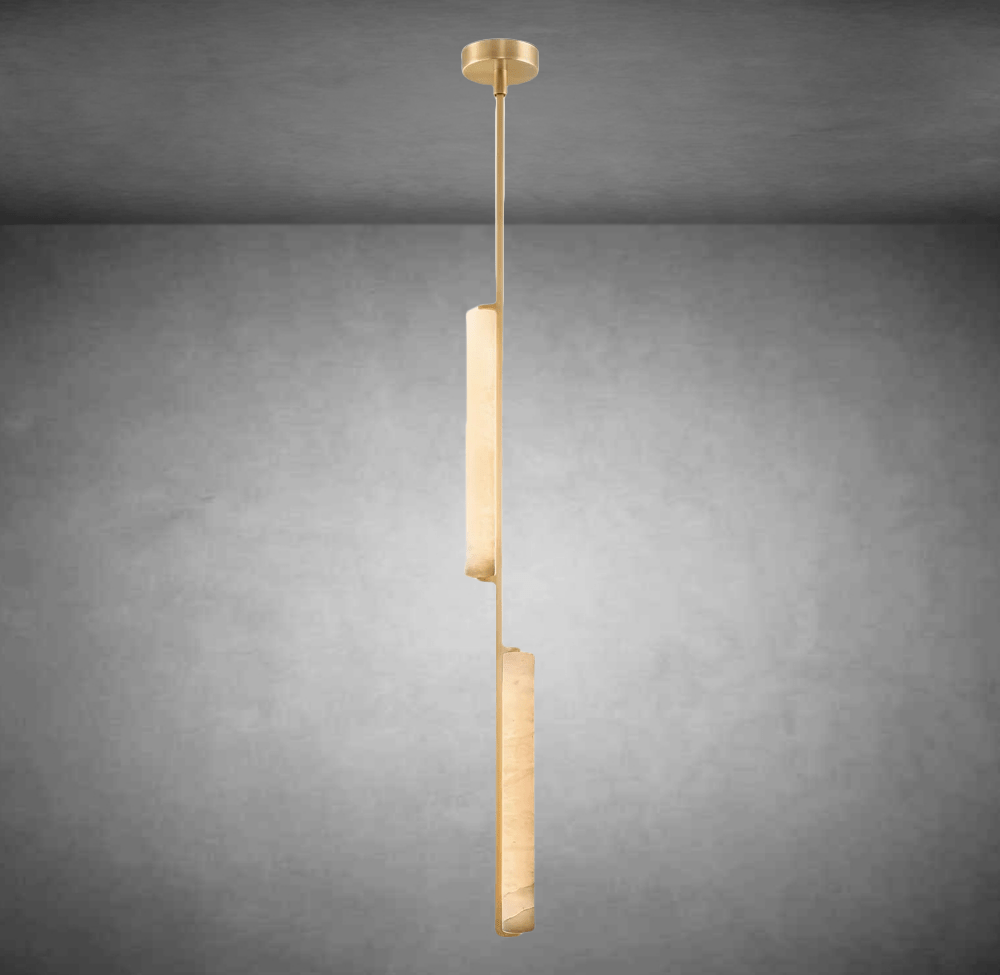 Aurivox Alabaster Pendant - Camilalamps - CA - CH - 3347