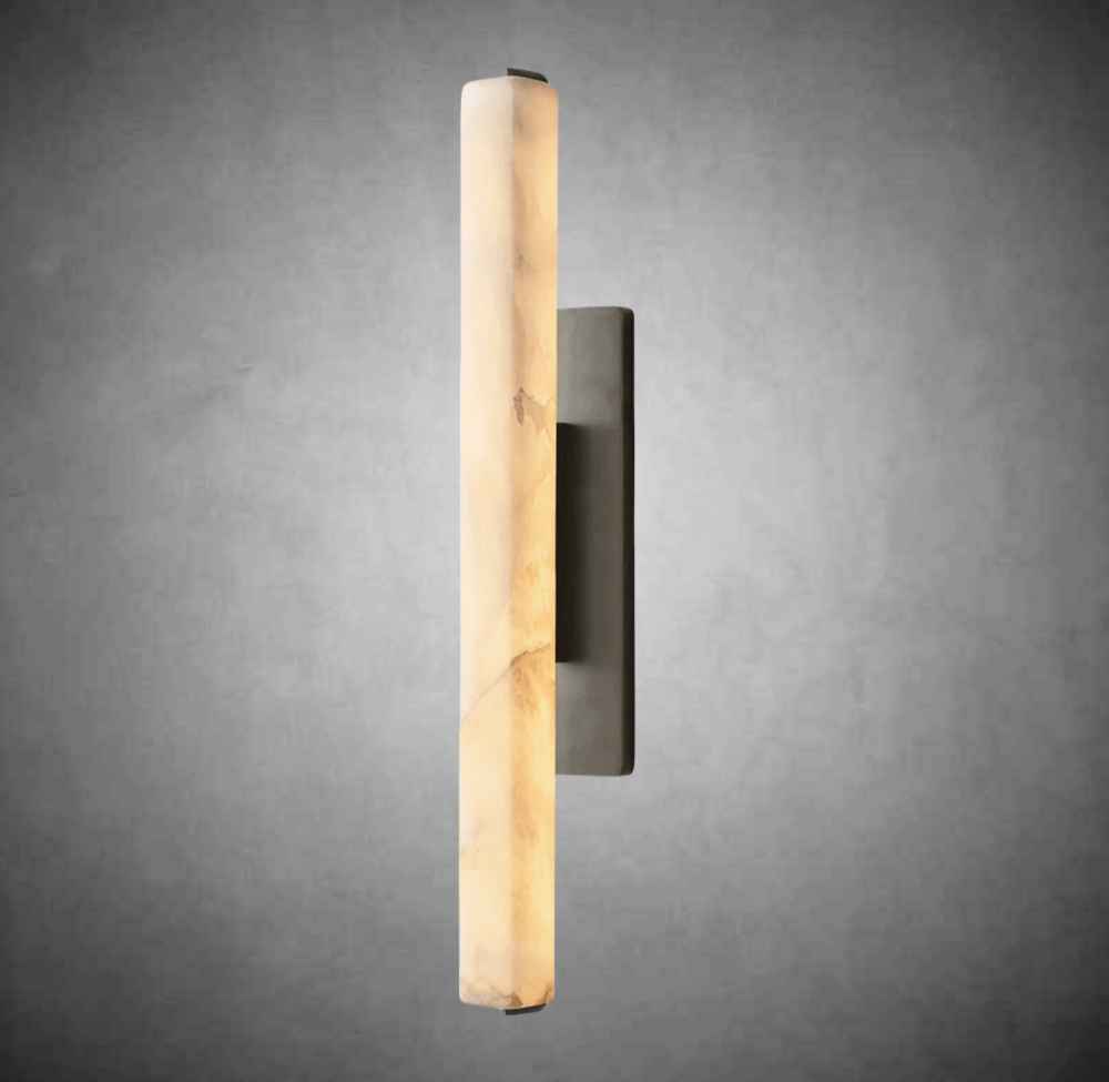 Aurivox Alabaster Single Sconce - Camilalamps - CA - CH - 3366