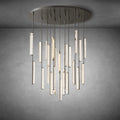 Aurivox Crystal Round Chandelier - Camilalamps - CA - CH - 3134