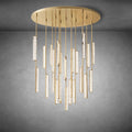 Aurivox Crystal Round Chandelier - Camilalamps - CA - CH - 3133