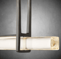 Aurivox Crystal Single Bar Linear Chandelier - Camilalamps - CA - CH - 3138