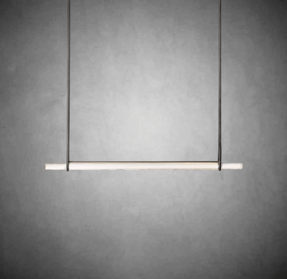 Aurivox Crystal Single Bar Linear Chandelier - Camilalamps - CA - CH - 3137