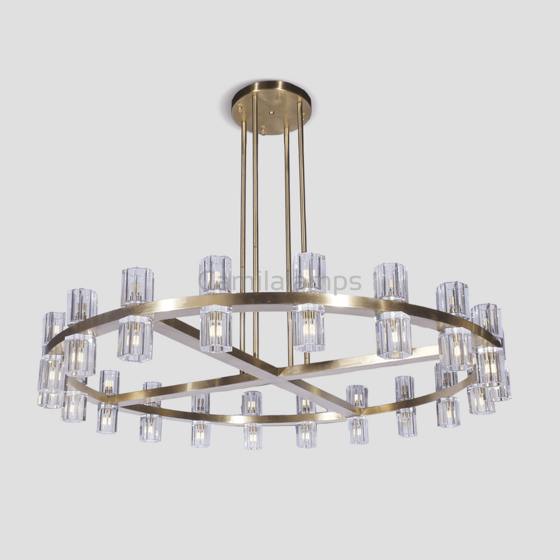 Aurora 1 - Tier Round Chandelier 50” - Camilalamps - Ca-1LI2024-1C5597