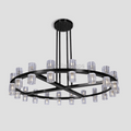 Aurora 1 - Tier Round Chandelier 50” - Camilalamps - Ca-1LI2024-1C5598