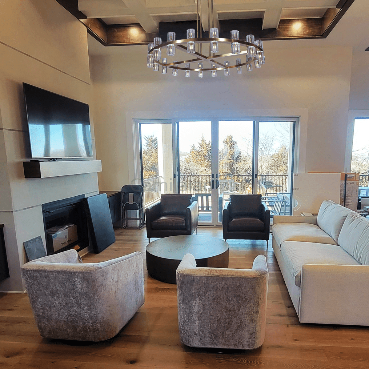 Aurora 1 - Tier Round Chandelier 50” - Camilalamps - Ca-1LI2024-1C5599