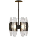 Aute Led Round Chandelier 15″ - Camilalamps - Ca-1aute-1BZ