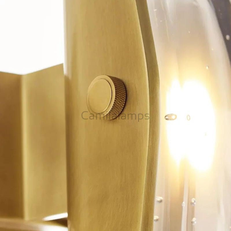 Aute Led Round Chandelier 30″ - Camilalamps - CA - aute - 30BZ