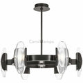 Aute Led Round Chandelier 30″ - Camilalamps - Ca-1aute-130BZ