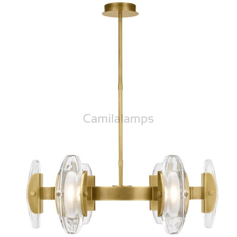 Aute Led Round Chandelier 30″ - Camilalamps - Ca-1aute-130BS