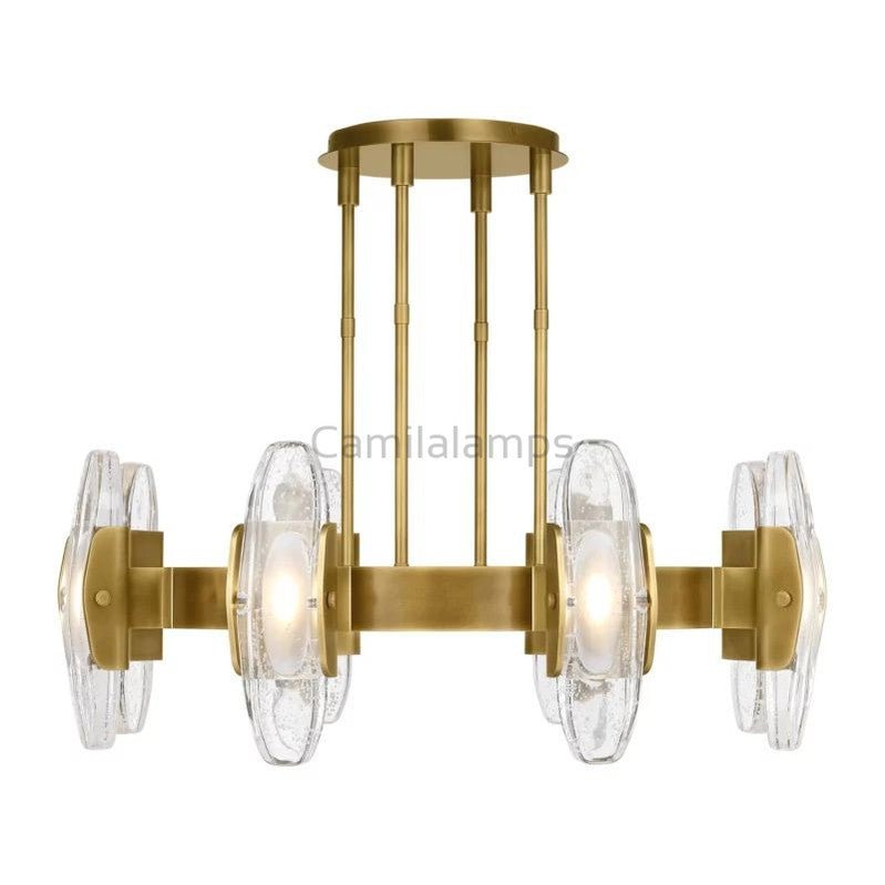 Aute Led Round Chandelier 40″ - Camilalamps - CA - aute - 40BS