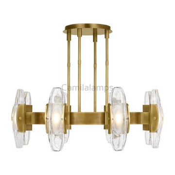 Aute Led Round Chandelier 40″ - Camilalamps - Ca-1aute-140BS