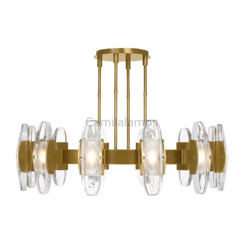 Aute Led Round Chandelier 47″ - Camilalamps - Ca-1aute-147BS