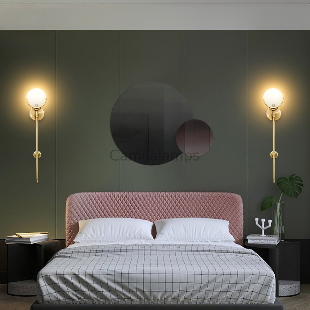 Ava Brass Wall Lamp - Camilalamps - VKW - 240303 - 001