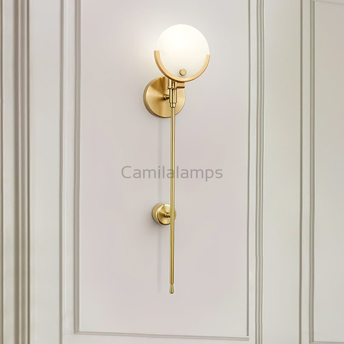 Ava Brass Wall Lamp - Camilalamps - VKW - 240303 - 001