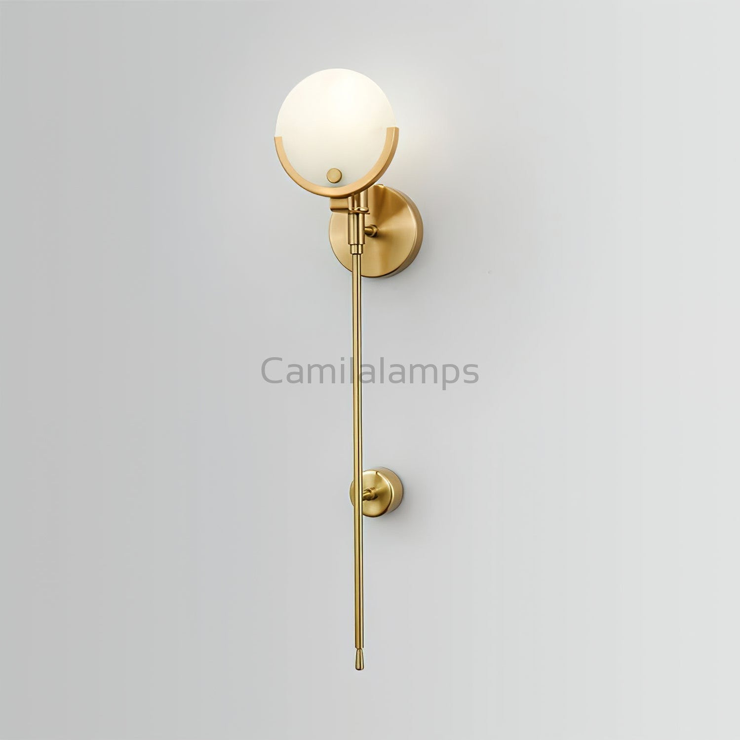 Ava Brass Wall Lamp - Camilalamps - VKW - 240303 - 001