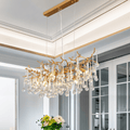 Avis Clear Crystal Branch Chandelier - Camilalamps - ILC0567
