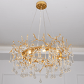 Avis Clear Crystal Ring Branch Chandelier - Camilalamps - ILM0579