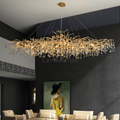 Avis Colorful Crystal Raindrop Aluminum Branch Chandelier - Camilalamps - ILC0596