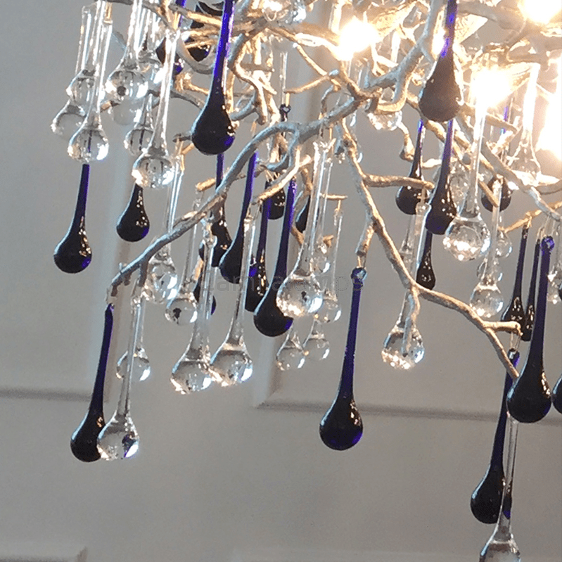 Avis Crystal Raindrop Branch Chandelier - Camilalamps - ILC1385