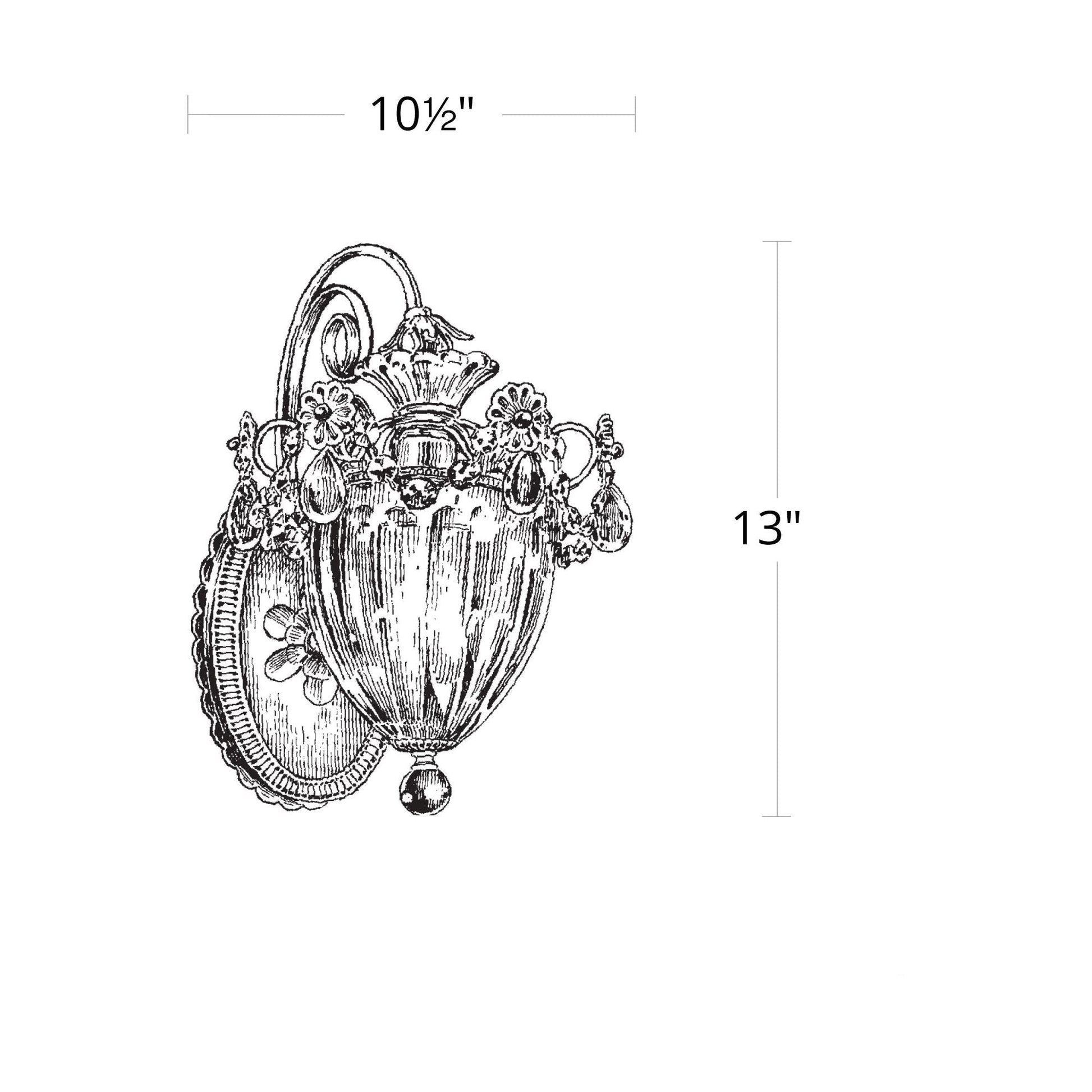 Bagatelle 1 - Light Wall Sconce - Camilalamps - CA - 1240 - 211