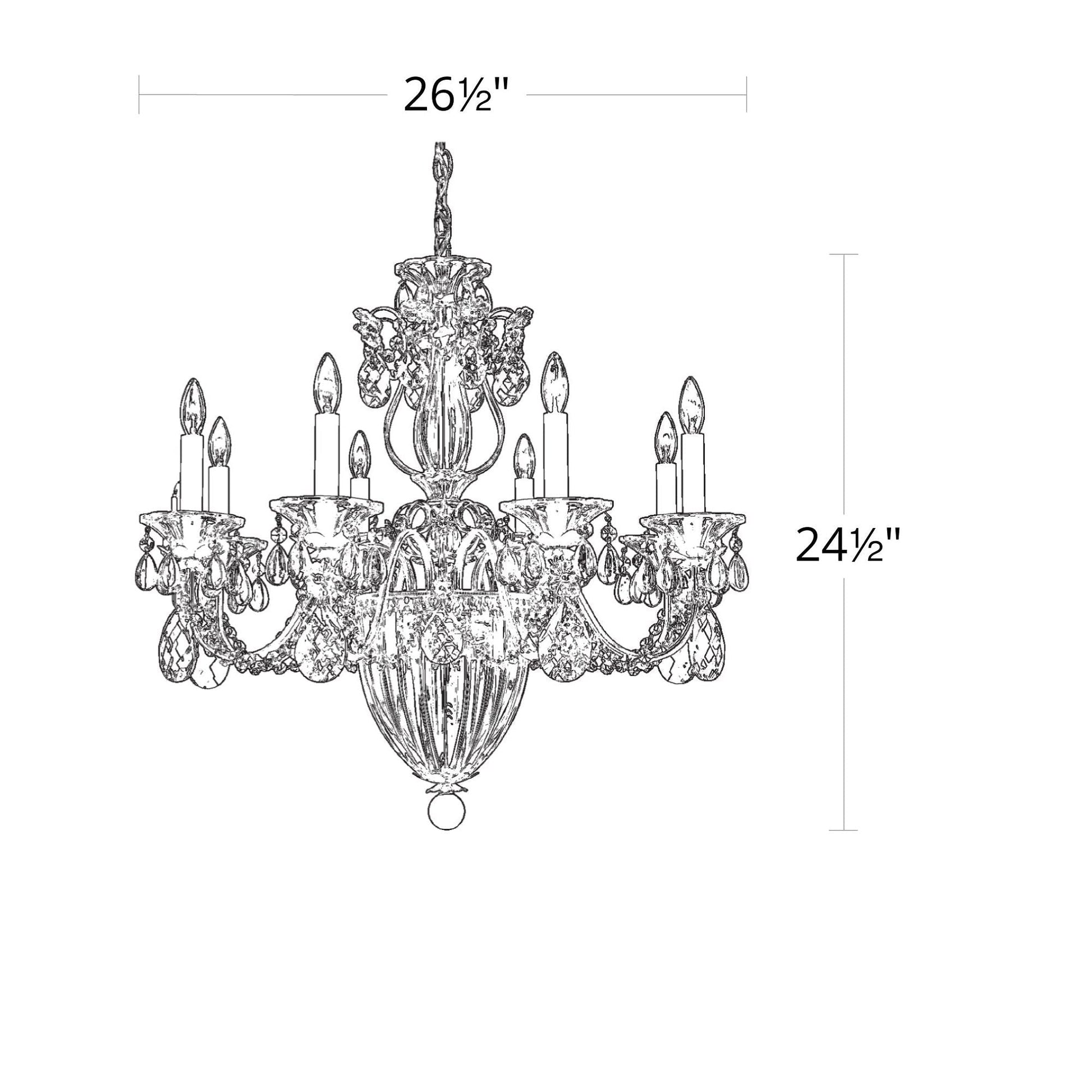 Bagatelle 11 - Light Chandelier - Camilalamps - CA - 1238N - 211H