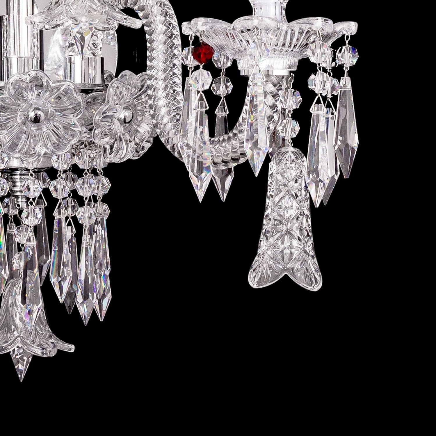 Bakala Elegance Candle Crystal Wall Sconce With Bell - Camilalamps - CA - ECB - 371 - 001