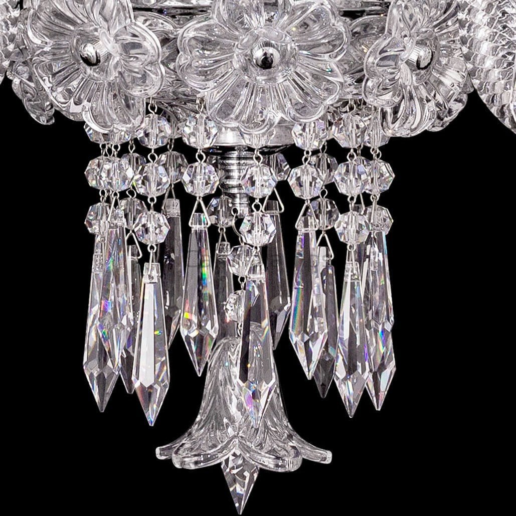 Bakala Elegance Candle Crystal Wall Sconce With Bell - Camilalamps - CA - ECB - 371 - 001