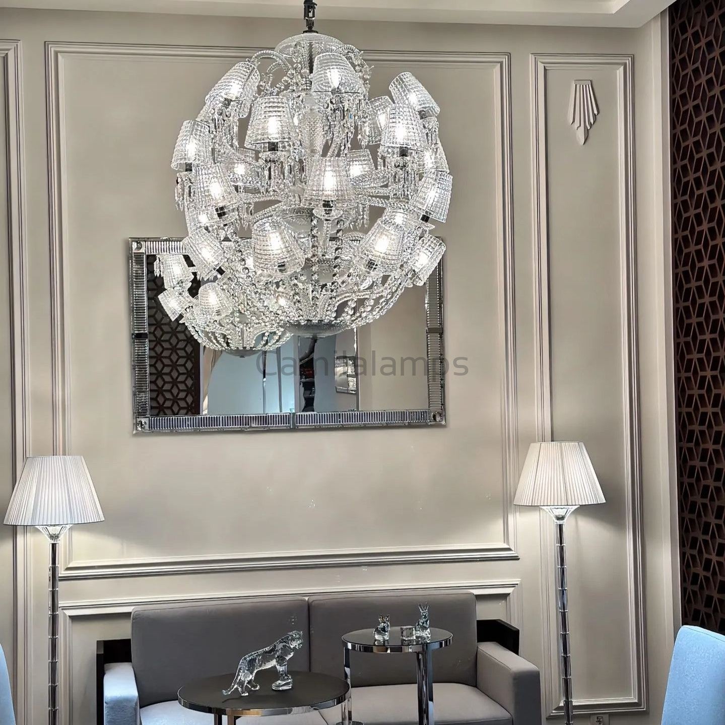 Bakala Le Roi Soleil Crystal Chandelier - Camilalamps - CA - BLR - 385 - 002
