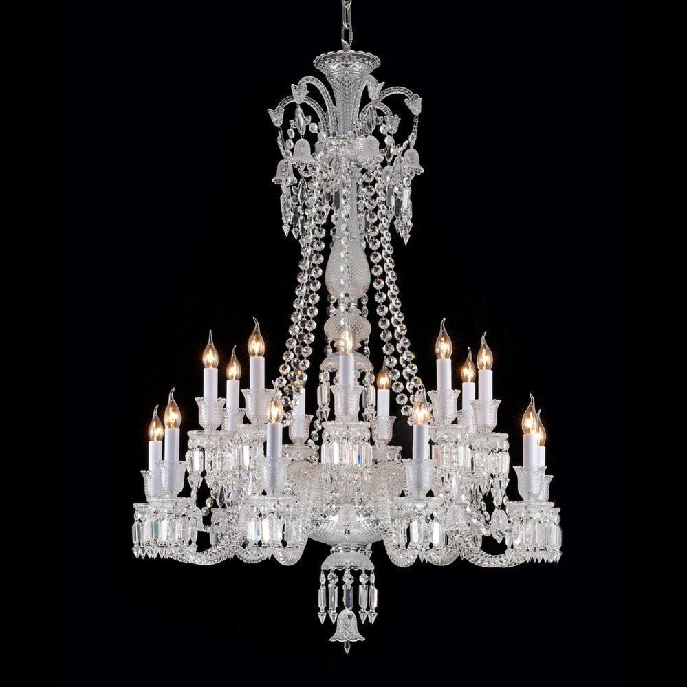Bakala Long Neck Zenith Crystal Chandelier - Camilalamps - CA - LNZ - 388 - 001