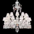 Bakala Short Neck Zenith Crystal Chandelier - Camilalamps - CA - BSN - 387 - 001