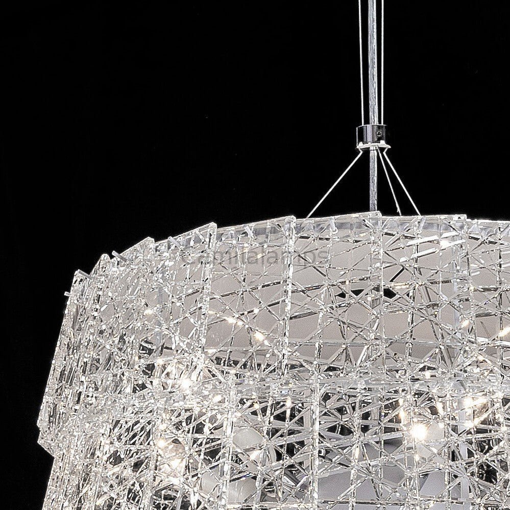 Bakala Tuile De Cristal Frozen Crystal Chandelier - Camilalamps - Ca-1367-1001